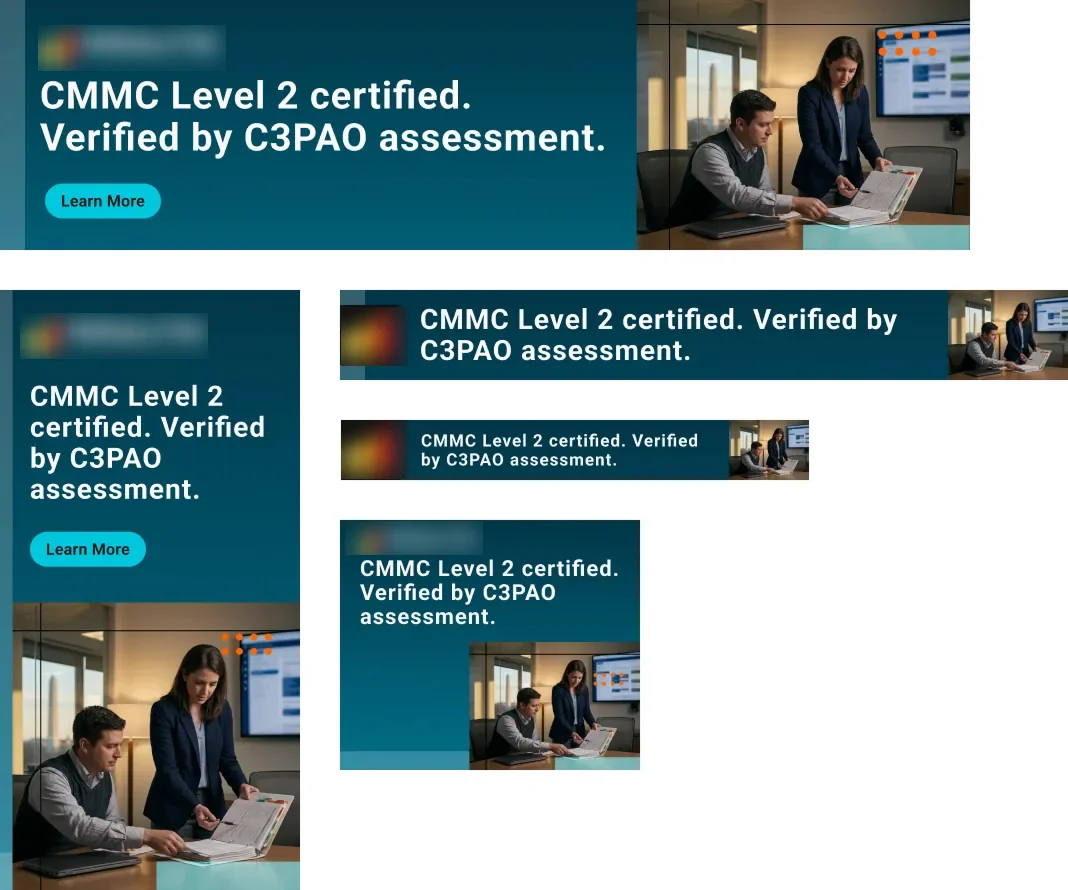 Display ad campaign for B2B brand awareness - example 002