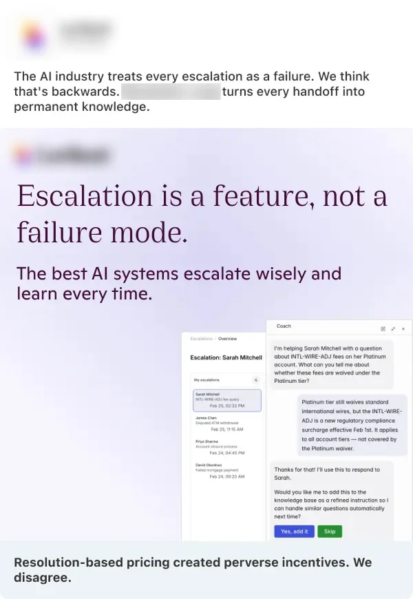 LinkedIn single image ad campaign for B2B SaaS - example 004